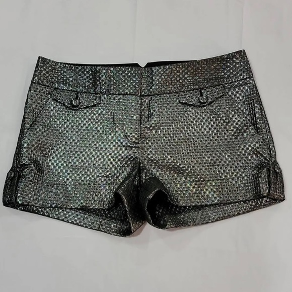 Express Metallic Shorts - Picture 1 of 7